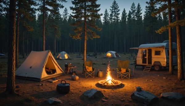 Comment camper tout en restant près de la ville ?