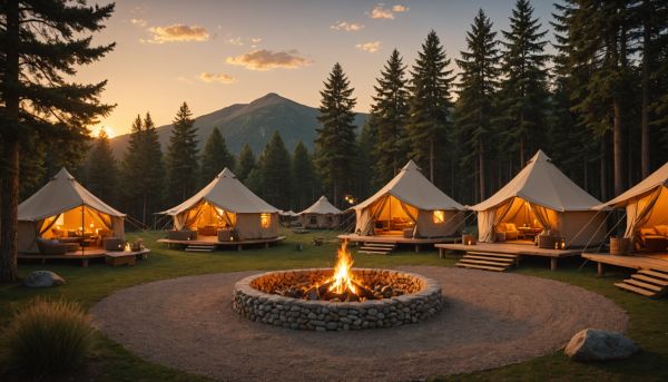 Tentes aménagées et gîtes de plein air confort