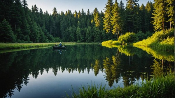 Évasion au cœur de la nature : un camping avec étang de pêche à carpe
