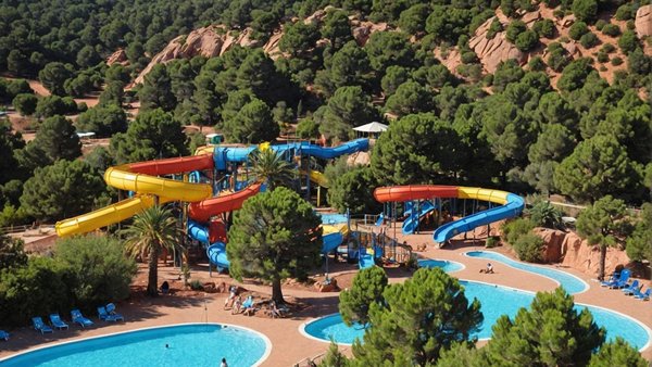 Vacances inoubliables au camping avec parc aquatique à esterel